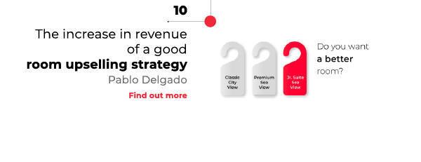 increase in revenue of a good room upselling strategy
