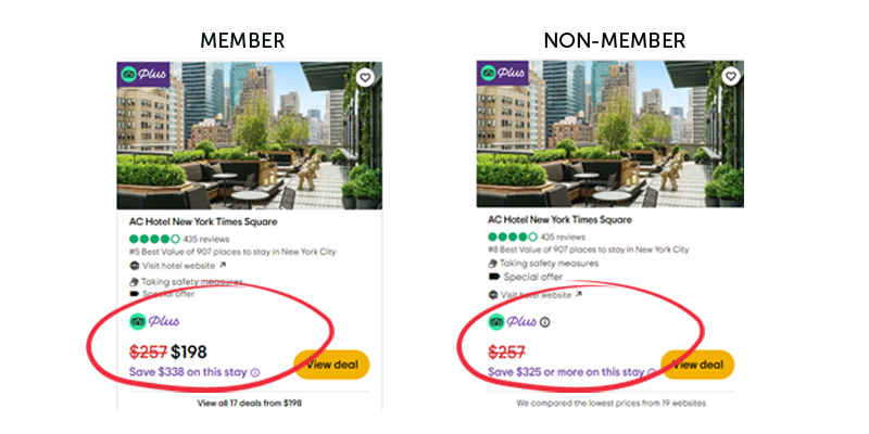 show reward tripadvisor plus member Mirai