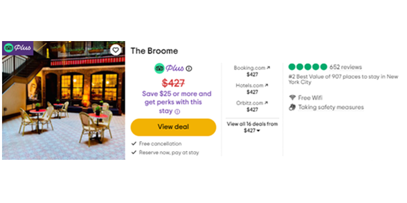 tripadvisor plus monthly Mirai
